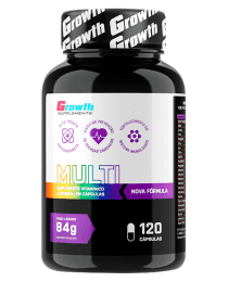 Multivitamínico (120 cáps) (nova fórmula) - Growth Supplements
